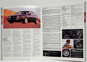 1991 Volkswagen VW Sales Training Information Product Guide