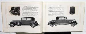 1930 Cadillac 353 Coupe Sedan & More Prestige Sales Brochure Original