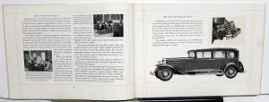 1930 Cadillac 353 Coupe Sedan & More Prestige Sales Brochure Original