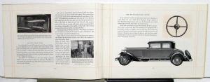 1930 Cadillac 353 Coupe Sedan & More Prestige Sales Brochure Original