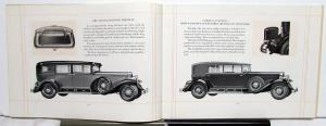 1930 Cadillac 353 Coupe Sedan & More Prestige Sales Brochure Original