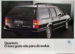 1993 Volkswagen Quantum Sales Brochure - Portuguese Text