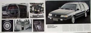 1993 Volkswagen Quantum Sales Brochure - Portuguese Text