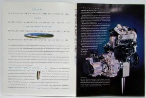 1995 Volkswagen VW TDI Models Sales Tri-Fold Brochure Golf Jetta Passat