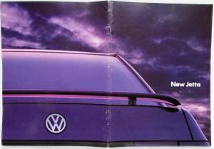 1995 Volkswagen VW Jetta Sales Brochure for South African Market