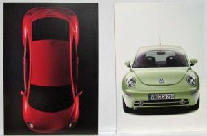 1998 Volkswagen VW New Beetle Postcards - Set of 2