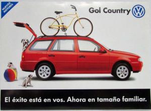 1999 Volkswagen VW Gol Country Sales Sheet - Spanish Text