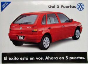 1999 Volkswagen VW Gol 5 Door Sales Sheet - Spanish Text