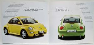 1999 Volkswagen VW La New Beetle Sales Brochure - Italian Text