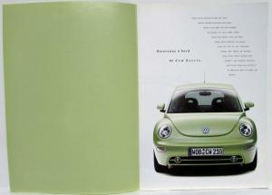 1999 Volkswagen VW New Beetle Sales Brochure - French Text