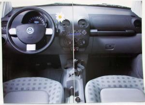 1999 Volkswagen VW New Beetle Sales Brochure - French Text