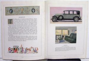 1926 1927 Lincoln Salon Cars Travelogue of Art & Transportation Sales Brochure