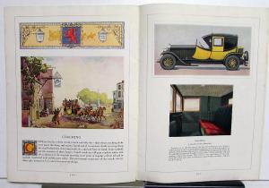 1926 1927 Lincoln Salon Cars Travelogue of Art & Transportation Sales Brochure