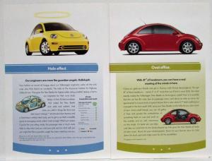 2002 Volkswagen VW New Beetle Round for a Reason Sales Folder