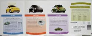 2002 Volkswagen VW New Beetle Round for a Reason Sales Folder