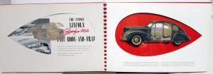 1941 Lincoln Zephyr V-12 Continental Custom Dealer Album Prestige Original