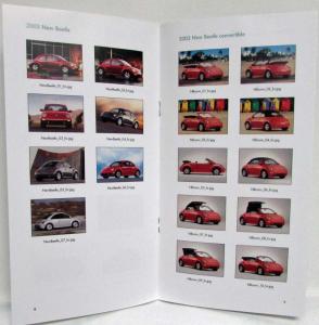 2003 Volkswagen VW Full Line Media Press Kit