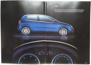 2004 Volkswagen VW Polo GT Sales Brochure - German Text
