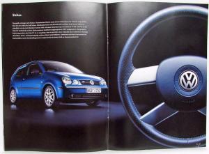 2004 Volkswagen VW Polo GT Sales Brochure - German Text