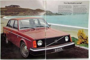 1977 Volvo 240 Series Sales Brochure 242 244 245