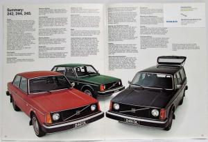 1977 Volvo 240 Series Sales Brochure 242 244 245