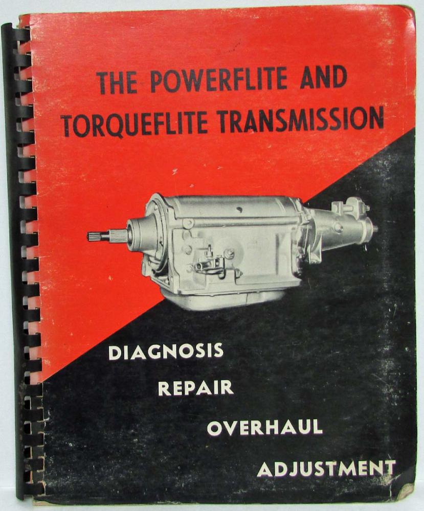 19541961 Powerflte and 19561961 Torqueflite Transmission Service Shop