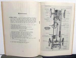 1916 Empire Model 45 Instruction Book and Parts Price List