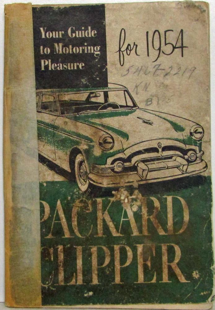 1954 Packard Clipper Owners Manual