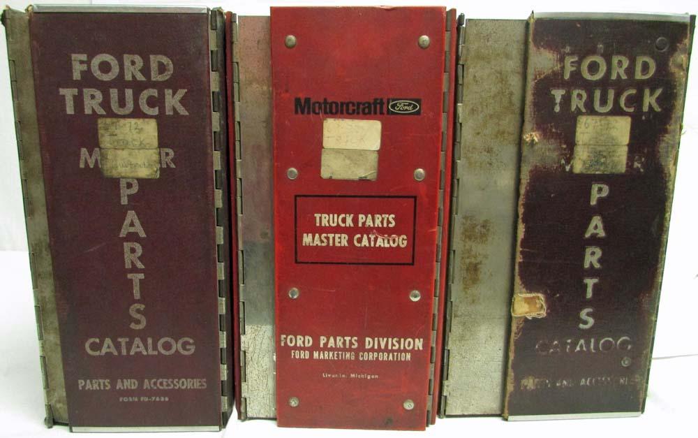 19671972 Ford Truck and Pickup Dealer Master Parts Book Set