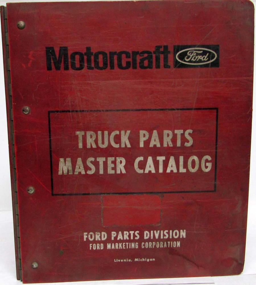 19671972 Ford Truck and Pickup Dealer Master Parts Book Set