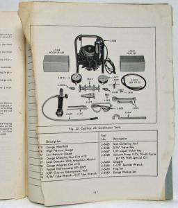 1953 Cadillac Air Conditioning Service Shop Manual - A/C