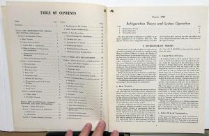 1955 Ford Car Air Conditioning Service Shop Manual - A/C