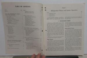1957 Ford Car SelectAire Air Conditioner Service Shop Manual - A/C