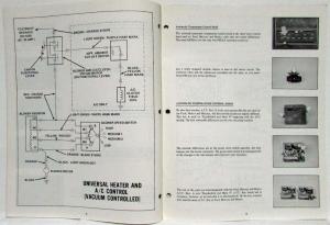 1972 Ford Heating Ventilating and Air Conditioning Training Handbook - HVAC