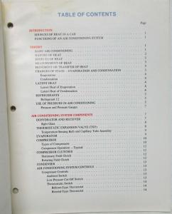 1973 Ford Motorcraft Air Conditioner Systems Reference Manual - A/C