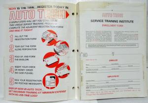 1973 Ford Motorcraft Air Conditioner Systems Reference Manual - A/C