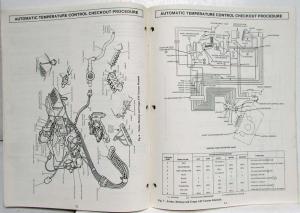 1974 Ford Electric Auto Temp Control Heater-A/C Training Handbook Course