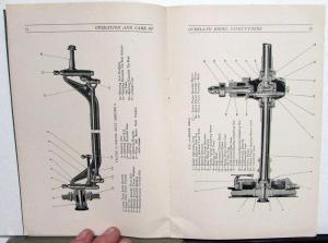 1925 1926 Willys Overland Six Cyl Model 93 Operation Care Owners Manual