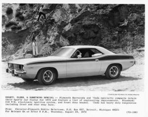 1973 Plymouth Barracuda Press Photo 0122