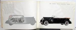 1936 Lincoln V 12 LeBaron Brunn Willoughby Judkins Dealer Sales Brochure Orig