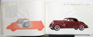 1936 Lincoln V 12 LeBaron Brunn Willoughby Judkins Dealer Sales Brochure Orig