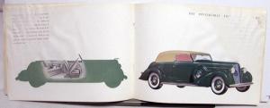 1936 Lincoln V 12 LeBaron Brunn Willoughby Judkins Dealer Sales Brochure Orig