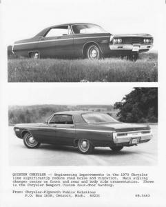 1970 Chrysler Newport Custom Press Photo 0104