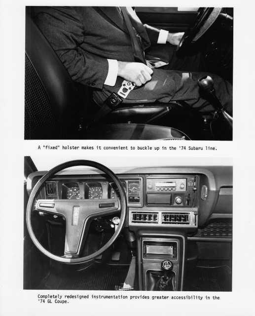 1974 Subaru GL Interior Press Photo 0065