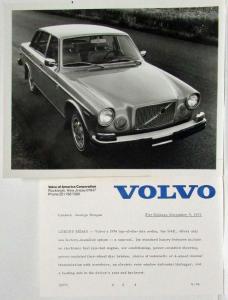 1974 Volvo Press Kit