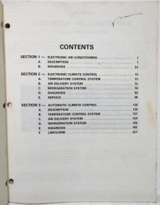 1980 GM Automatic Air Conditioning Systems Training Instruction Manual - A/C