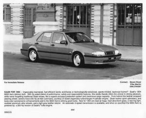 1994 Saab 9000 Aero Press Photo 0050