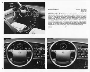 1994 Saab 900 Instrument Panel Press Photo 0053