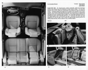 1994 Saab 900 Interior Press Photo 0054
