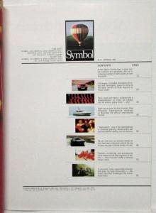 1981 Symbol International Magazine Number 6 Spring - Ferrari Rolls-Royce Riva